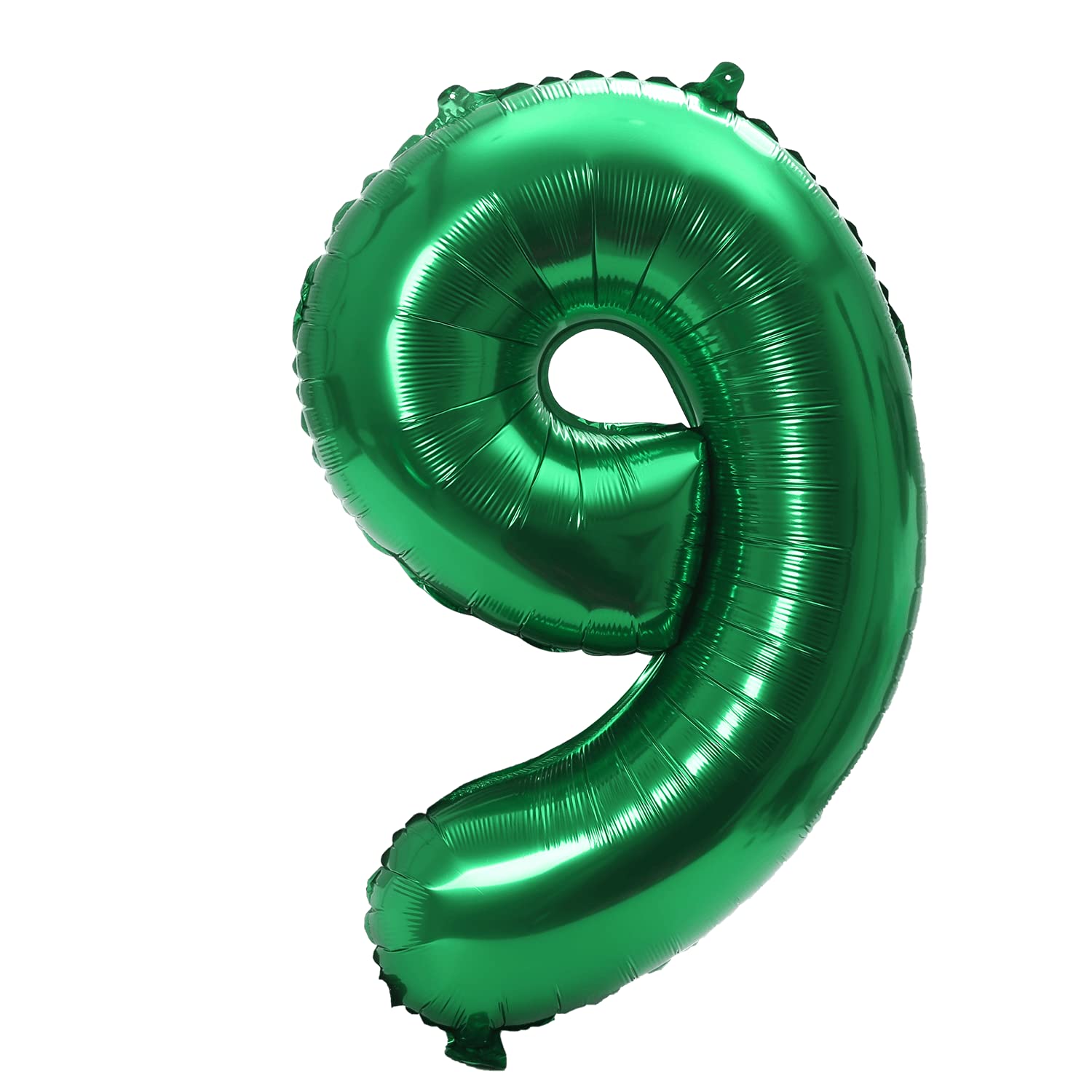 YPSelected 32 Inch Large Foil Helium Number Balloon Birthday Wedding Party 0-9 (Green, 9)