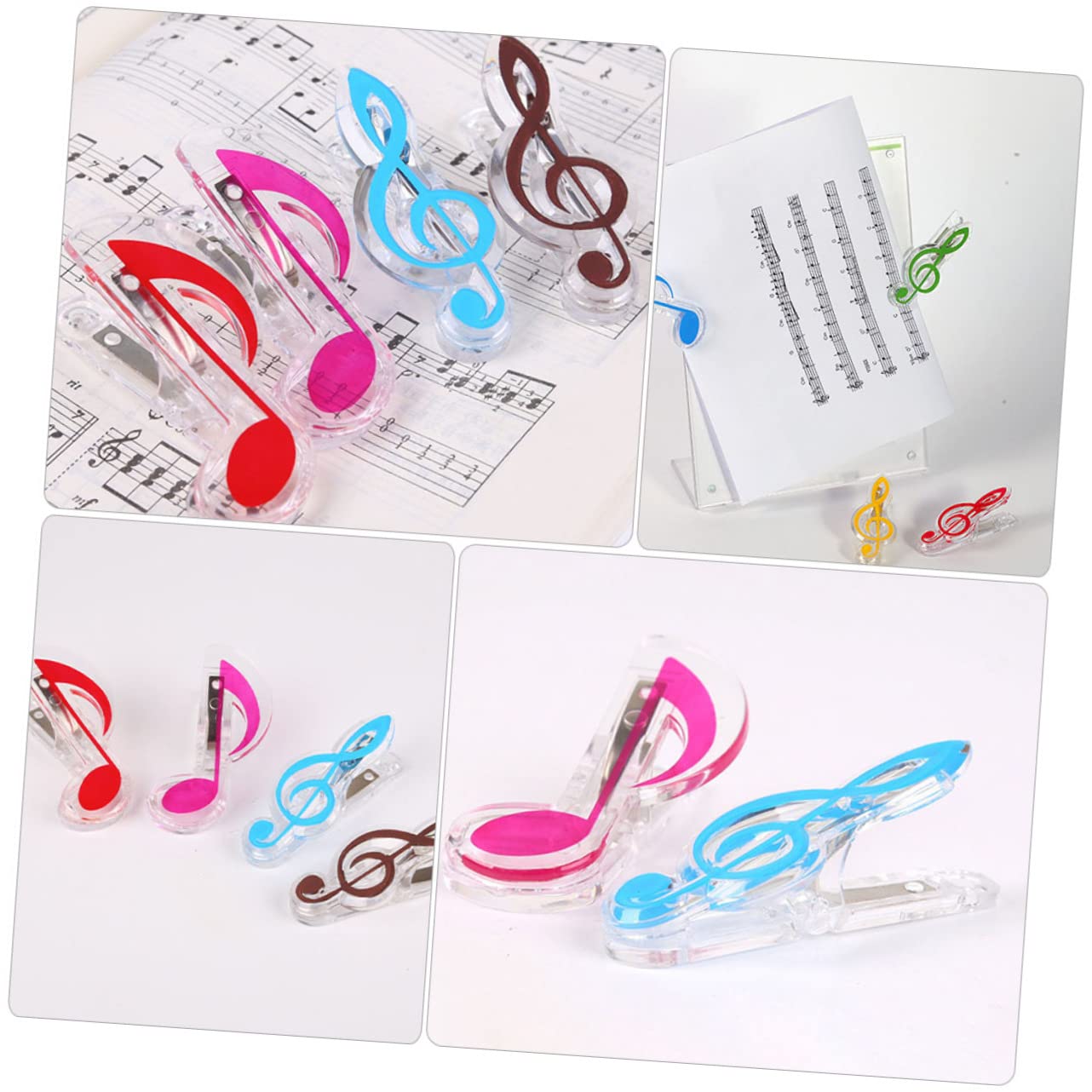 40pezzi Clip Per Spartiti Per Clip Per Note Colori Spartiti Per Pianoforte e
