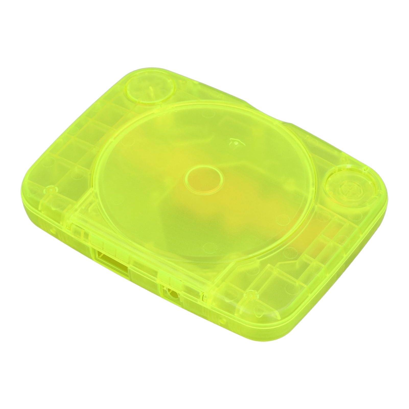 Sxhlseller Custodia di Ricambio per Console retrò, Guscio Traslucido per SCPH 001 SCPH 101 102 103, Set Completo con Pulsanti, per Ventole Console di Gioco, Design Leggero (#4)