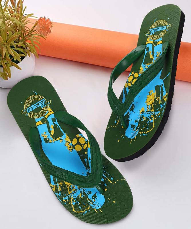 Image of PARAGON Lightweight Flip Flops for Men | Comfortable Hawai Slippers with Durable & Cushioned Footbed & Sturdy Build for Outdoor Use