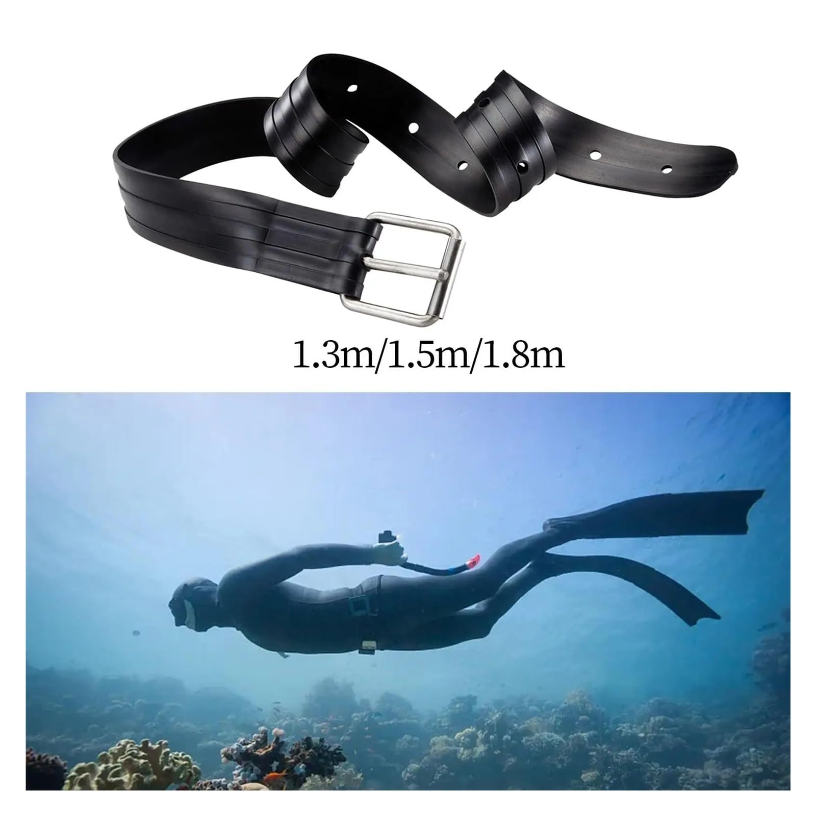 Cintura Sub Cintura for Immersione con Peso for Aiutare i subacquei Cinture in Gomma for Cinture in Tessuto for la Pesca Subacquea di Sport subacquei all'aperto