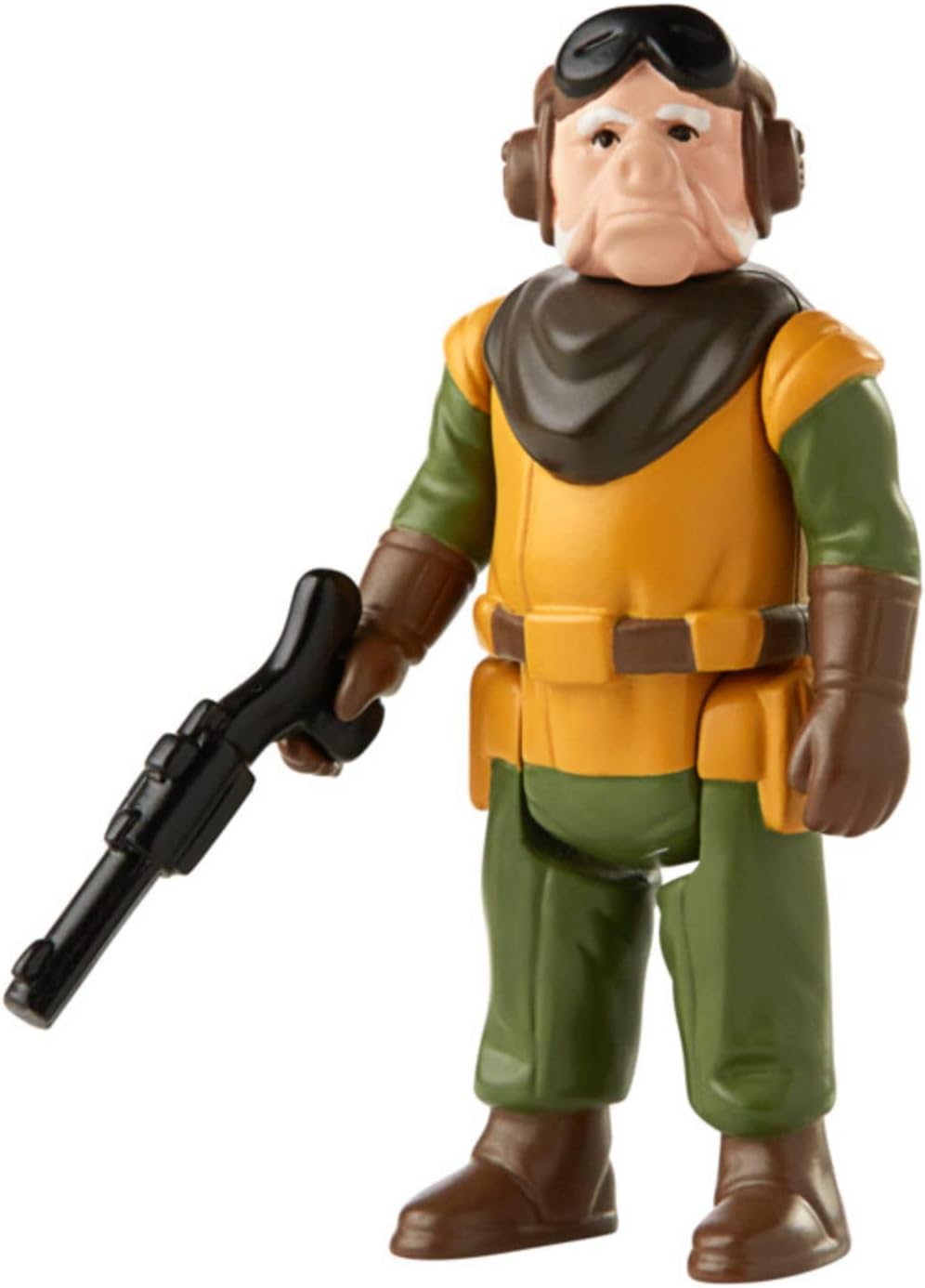 Retro Collection Kuiil Toy 9.5-Cm-Scale The Mandalorian Collectible Action Figure with Accessories, Toys for Kids Ages 4 and Up