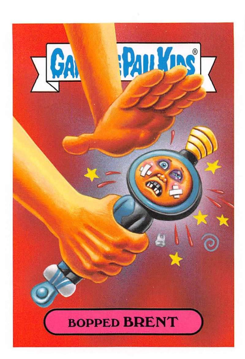2019 Garbage Pail Kids We Hate the '90s Toys Sticker #12b BOPPED BRENT Sticker Trading Card