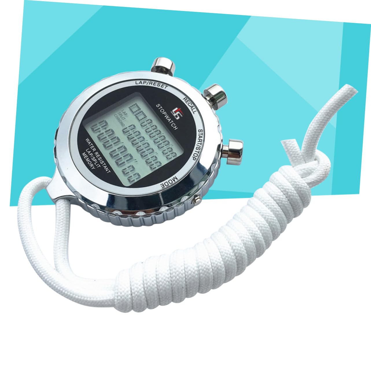 GALPADA Cronometro Professionale Portatile con LCD Righe per Allenamento Sportivo e Quotidiano