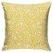 Produktbild FETEAM Gestreutes Senfkissen Quadratischer Kissenbezug 18 'X18' Zoll Kissenbezug Home Decor für für Sofa Schlafzimmer Wohnzimmer