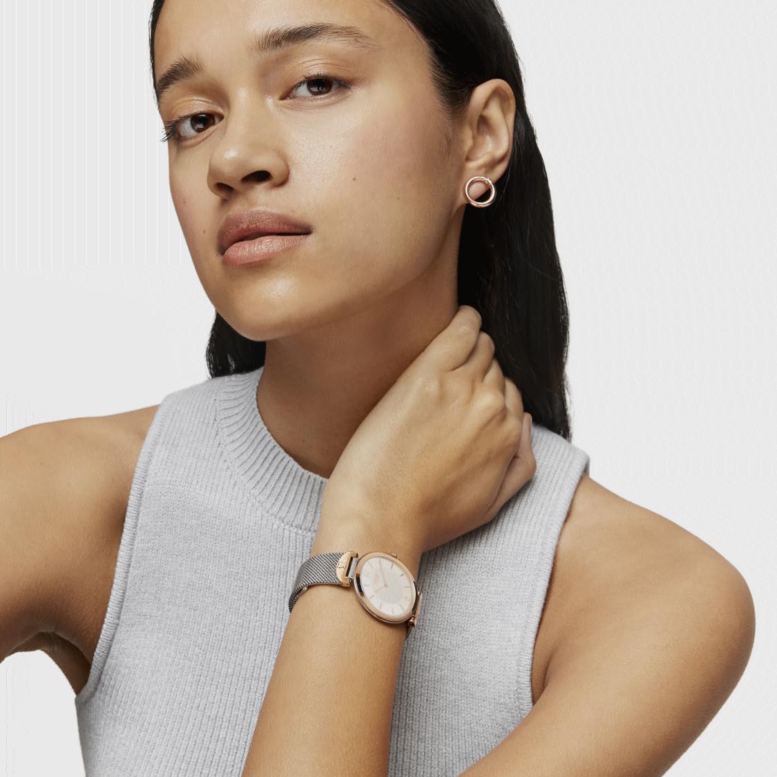 TOUS Watches s-Mesh Reloj para Mujer Analógico de Cuarzo con Brazalete de Acero Inoxidable 700350285