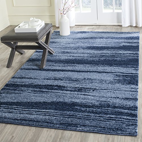 Safavieh Retro Collection RET2693-6065 Modern Abstract Light Blue and Blue Area Rug