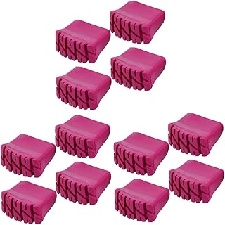 DOITOOL Ladder Leg Pad Ladder Feet Rubber Covers 12 Pcs Folding Ladder Feet Telescoping Ladder Furniture Protector Carassosories Ladder Leg Pads Non- Skid Ladder Pads