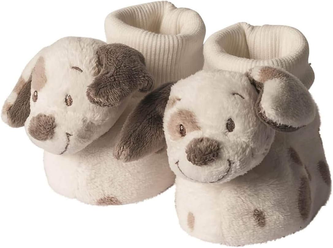 Nattou Socks with Cuddly Head 777360, Max, Noa & Tom, Max The Dog