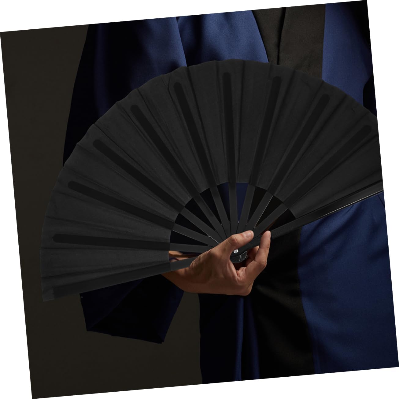 ULTECHNOVO Foldable Large Hand Fan Vintage Handheld Fan Set Decor for Party Tai Chi Props Hand for Women