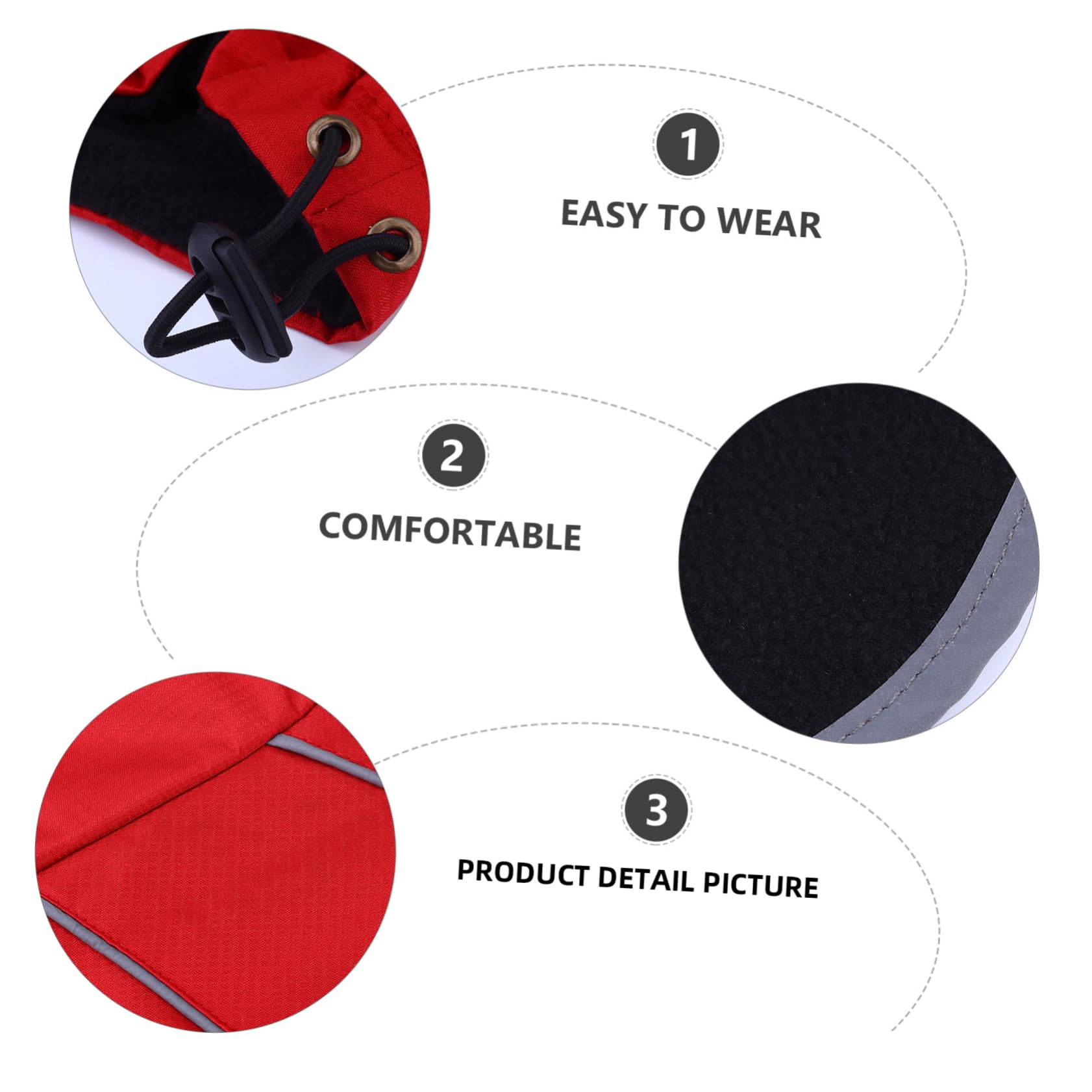 HOLIDYOYO Pet Raincoat Dog Rainwear for Fall Winter Outdoor Activities Durable Rain Jacket for Dogs