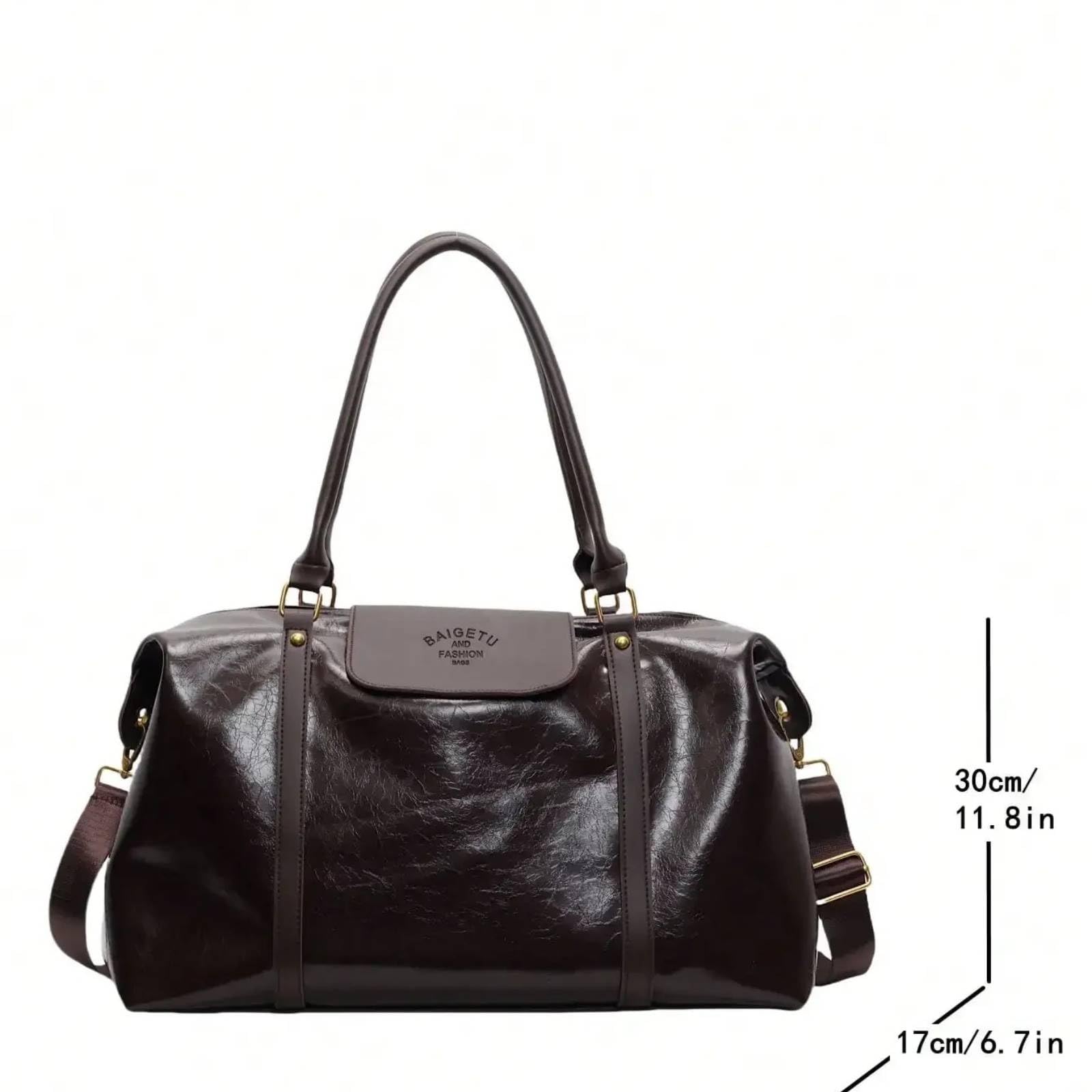 Bolsos de Mujer Bolsa Crossbody PU Gran Capacidad para Viajes Informales