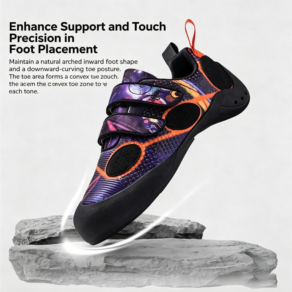 Zapatos De Escalada para Hombres Pies De Gato | Ligeros,Antideslizante,Principiantes,Adolescentes,jóvenes,Interiores