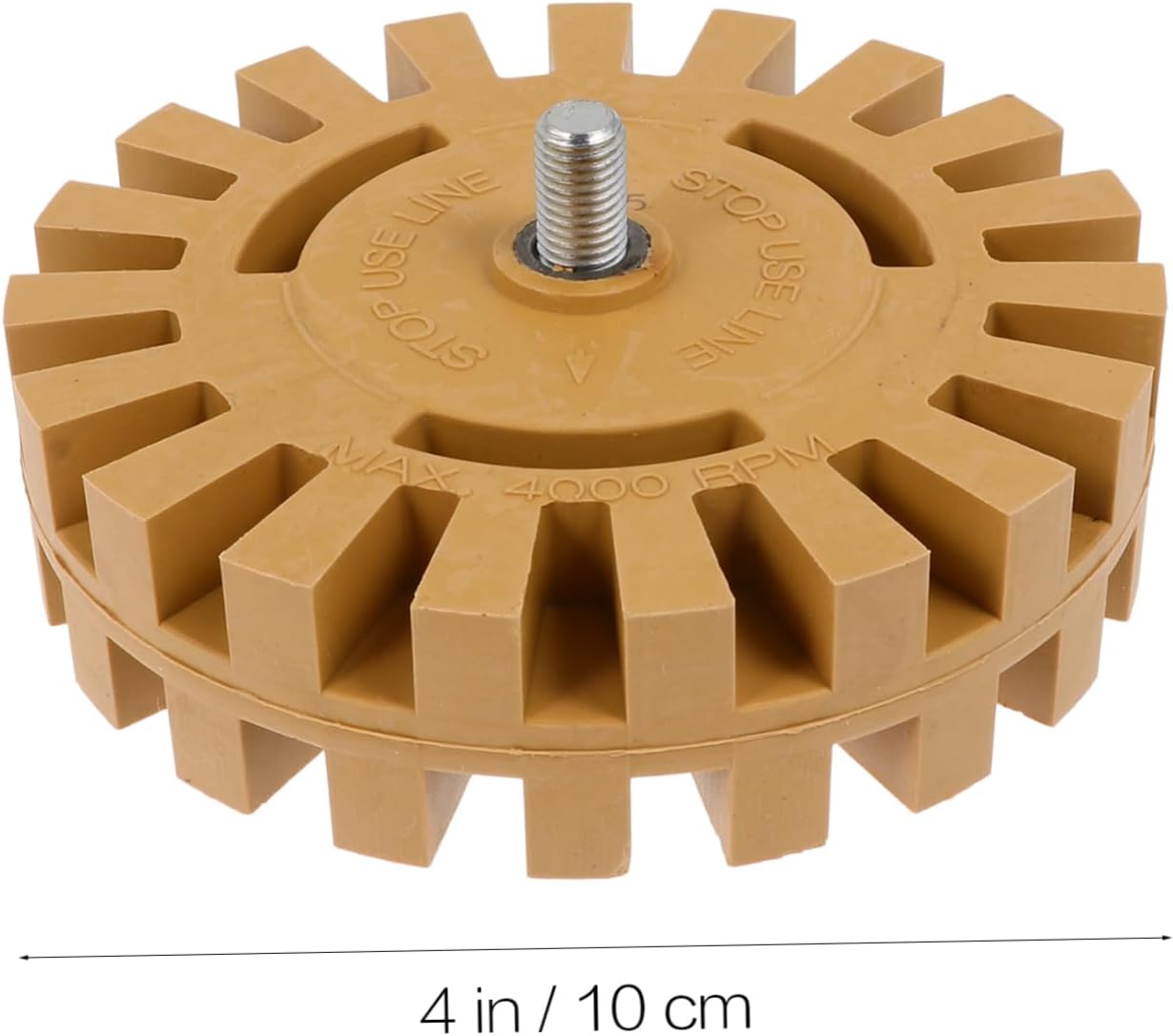 KALLORY 8pcs Rubber Eraser Wheel Decal Remover for Adhesive Removal Cars Rvs and Boats Safe for All Includes Sponge for Scratch Repair