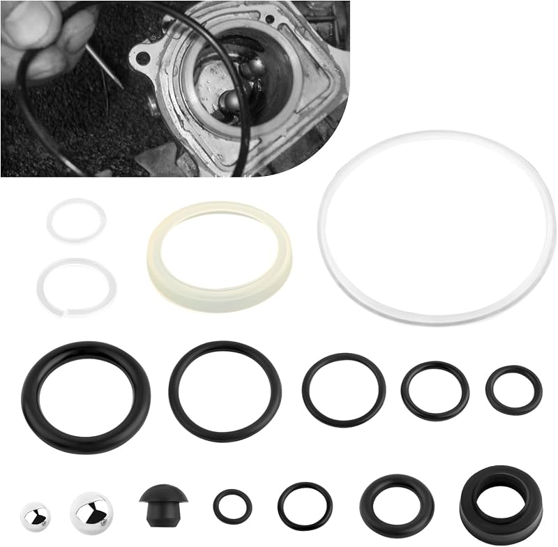 16PCS Floor Jack Repair Sealing Tool Kit,3 Ton Floor Jack O Ring Kit with Oil Filler Plug for Improved Sealing of Hydraulic Systems,Standard Car Accessories Floorr Jack Parts