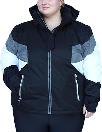 plus size snow jacket