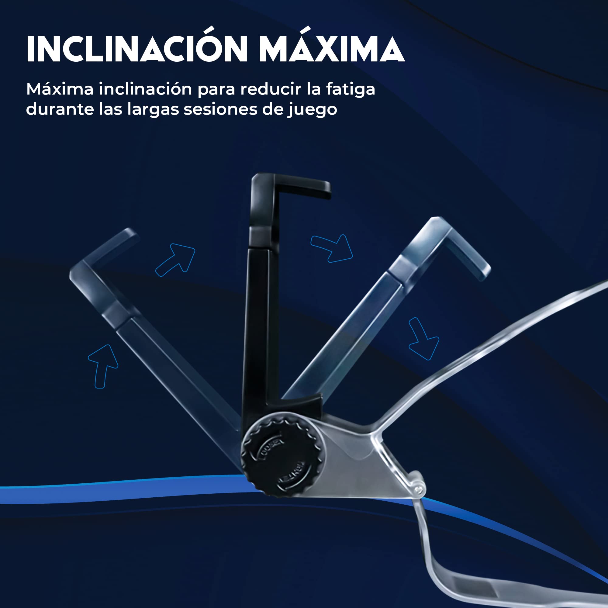 DR1TECH GameGripX+ Clip de Juego Para Mando XBOX One X/S, Series X/S Compatible Con Smartphone Iphone/Android - Soporte Soporte para Teléfono Móvil Ajustable (Mando NO Incluido)