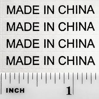 1000+ Made in China Stickers White Rectangle Kiss Cut Self Adhesive Labels by First-Rate Gifts. Show Country of Origin on China Imported Products
