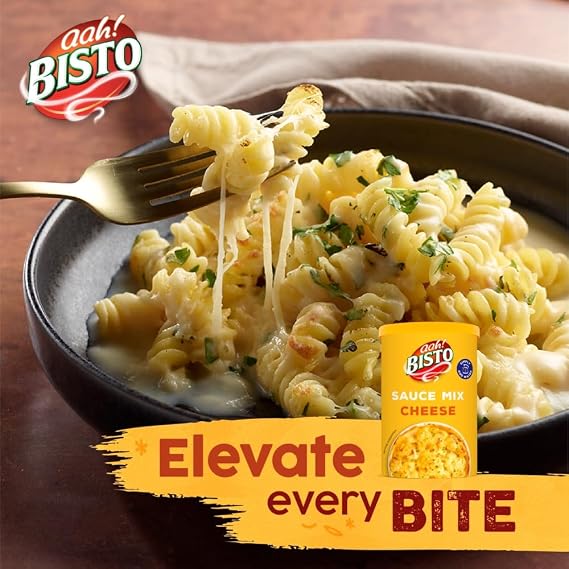 Bisto Thick & Creamy Cheese Sauce Mix, 185 g Drum (1-Pack) | Versatile Cheese Sauce Mix, Quick Preparation, Perfect for Pasta & Dips