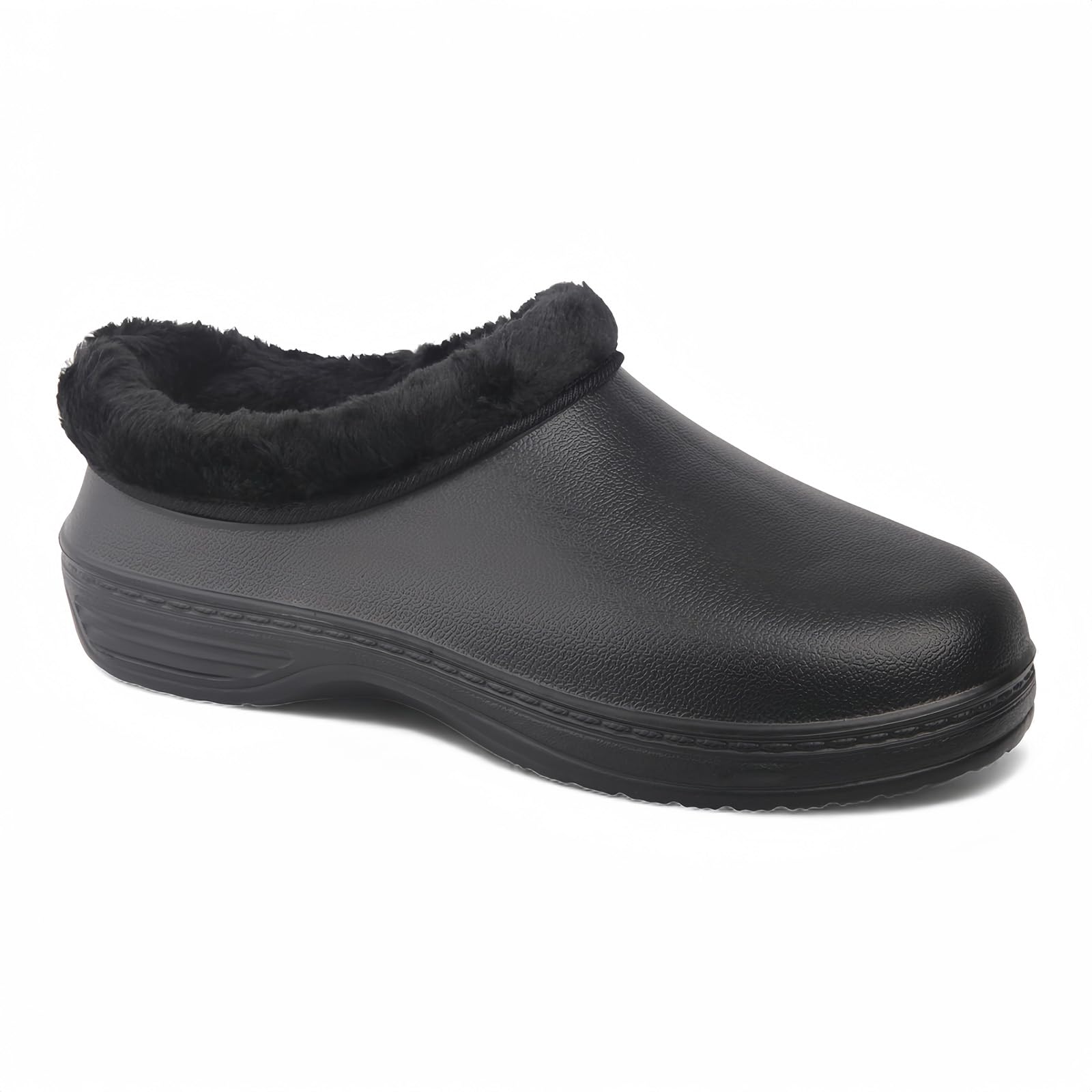 CHILLIFE Zoccoli invernali da donna con fodera, scarpe sanitarie per lavoro, leggere e impermeabili, realizzate in Portogallo
