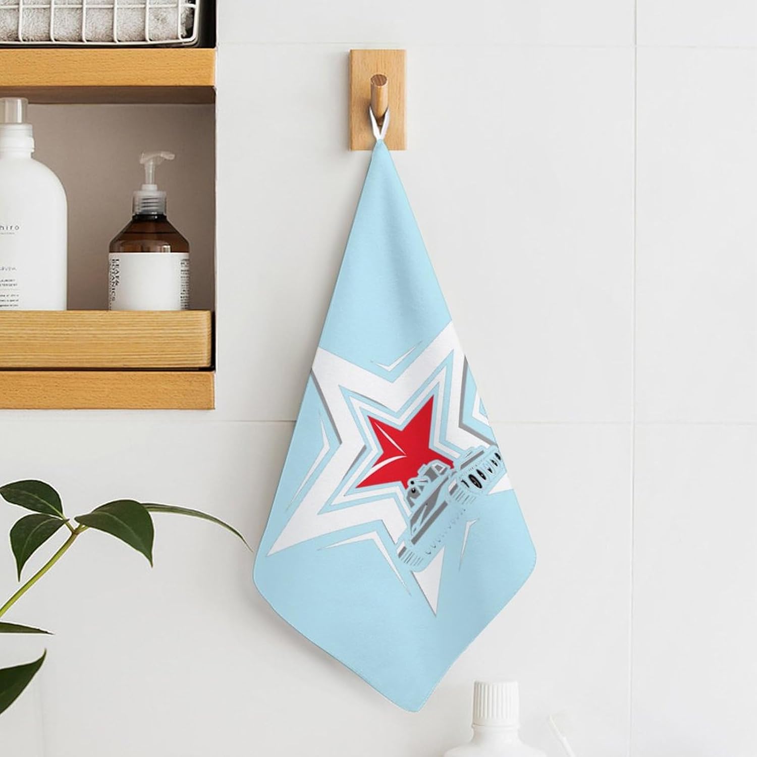 War 2 Tank Towel Hand Towels Decorative Towel for Bathroom Kitchen Shower Gym 4PCS