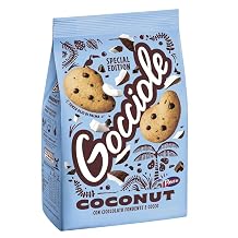 CAIYA Pavesi - Gocciole Coconut 320 g - Biscotti con gocce di Cioccolato Fondente e Cocco