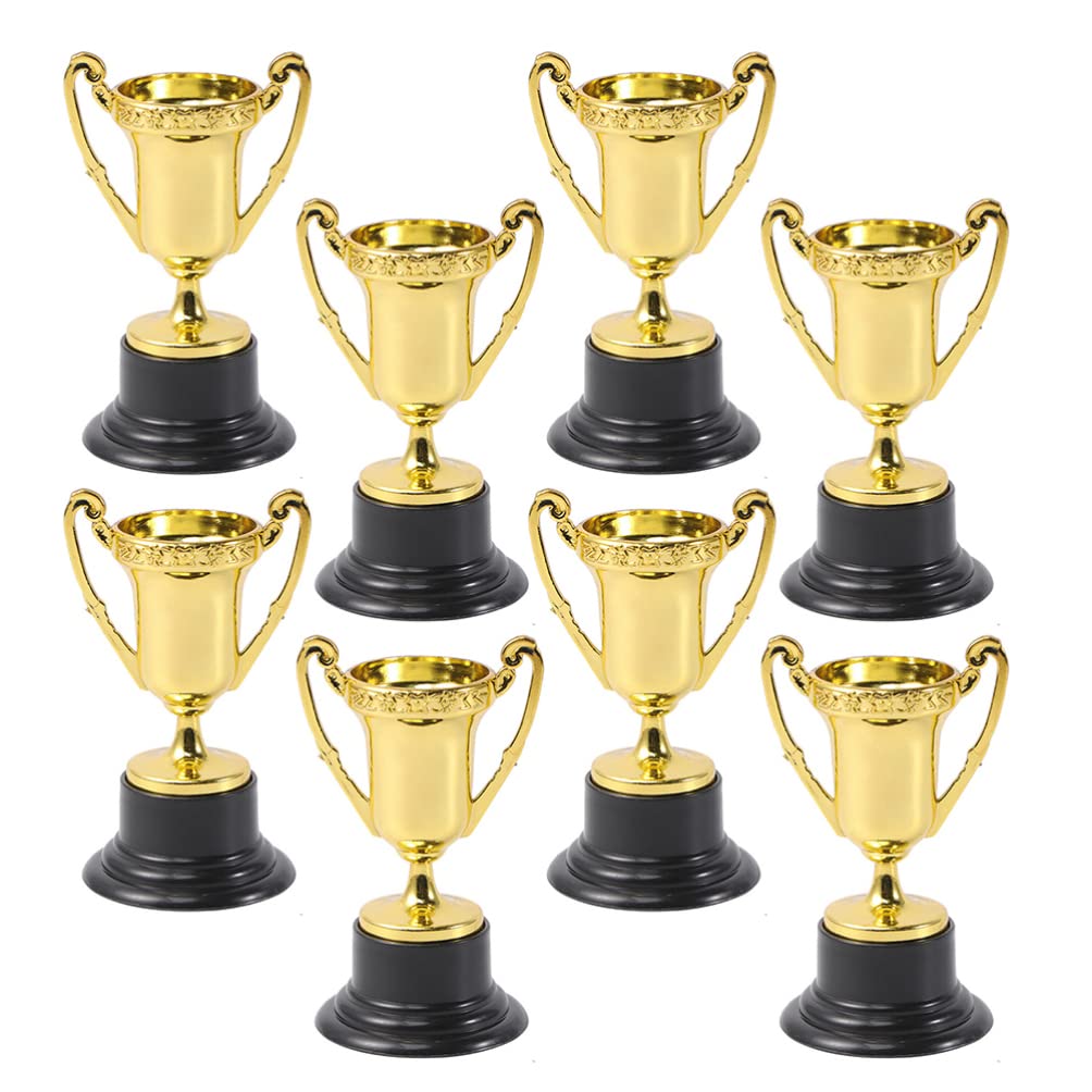 Buy Toddmomy 10Pcs Award Trophy Cup Gold Trophy Cup Winner Trophies Set ...