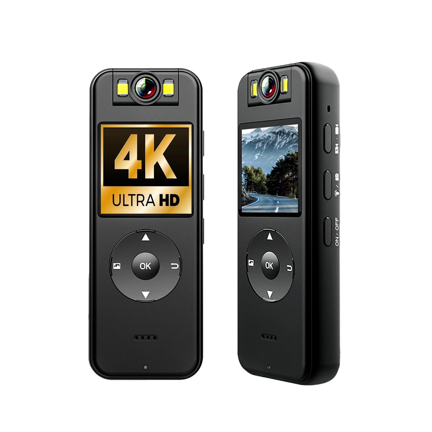 4K 30fps UHD Recording, 1.4" Screen Recorder, Body Cameras, Portable Body Cam, 6 Hours Battery Life, for Outdoor Riding, Home, Sports, Pet Recording, Security-image-31