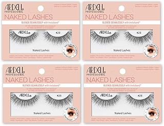 Ardell False Lashes, Naked Lashes 423 with Invisiband, 4 pairs