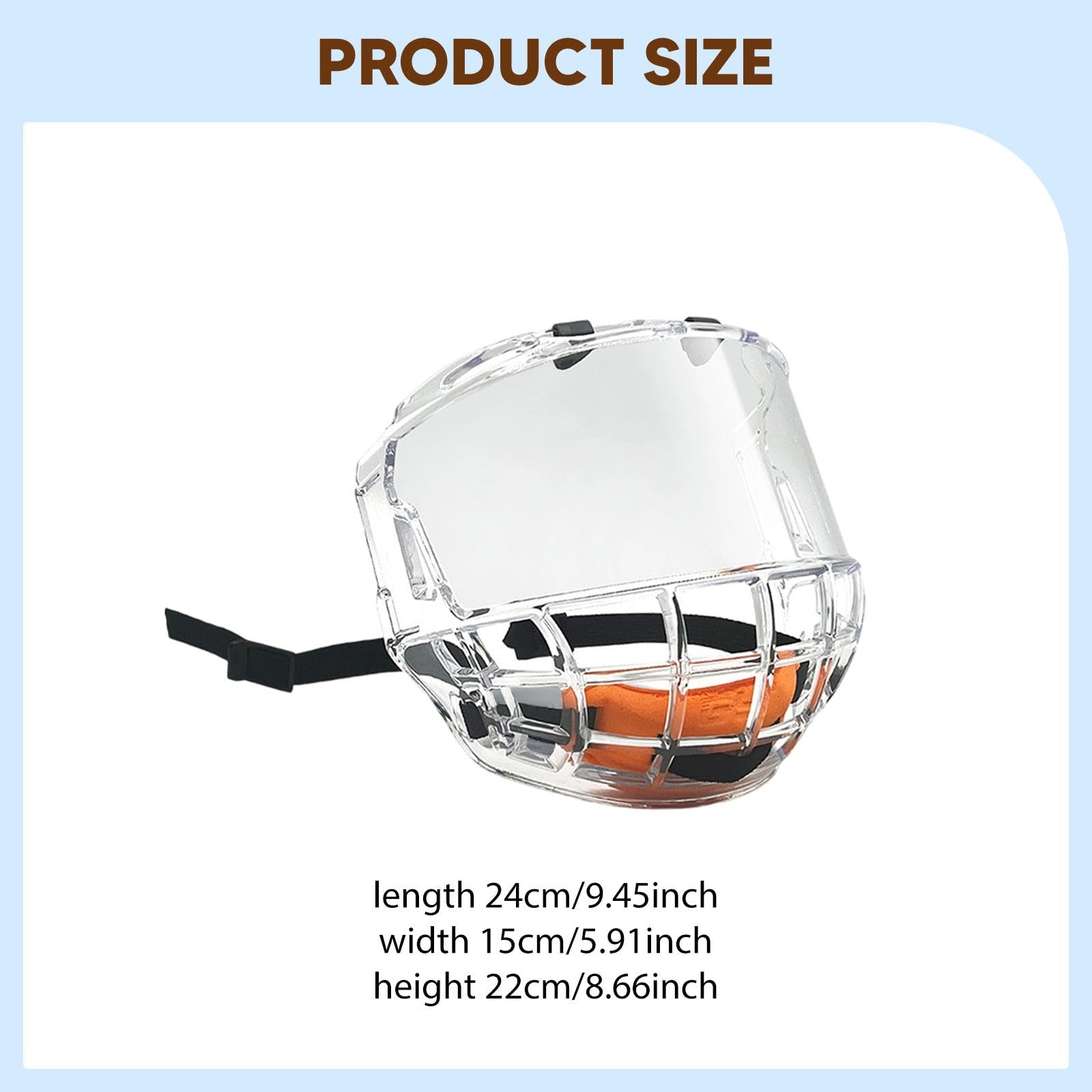 Protezione per Il Viso Multifunzionale Ad Alte Prestazioni per Casco da Hockey