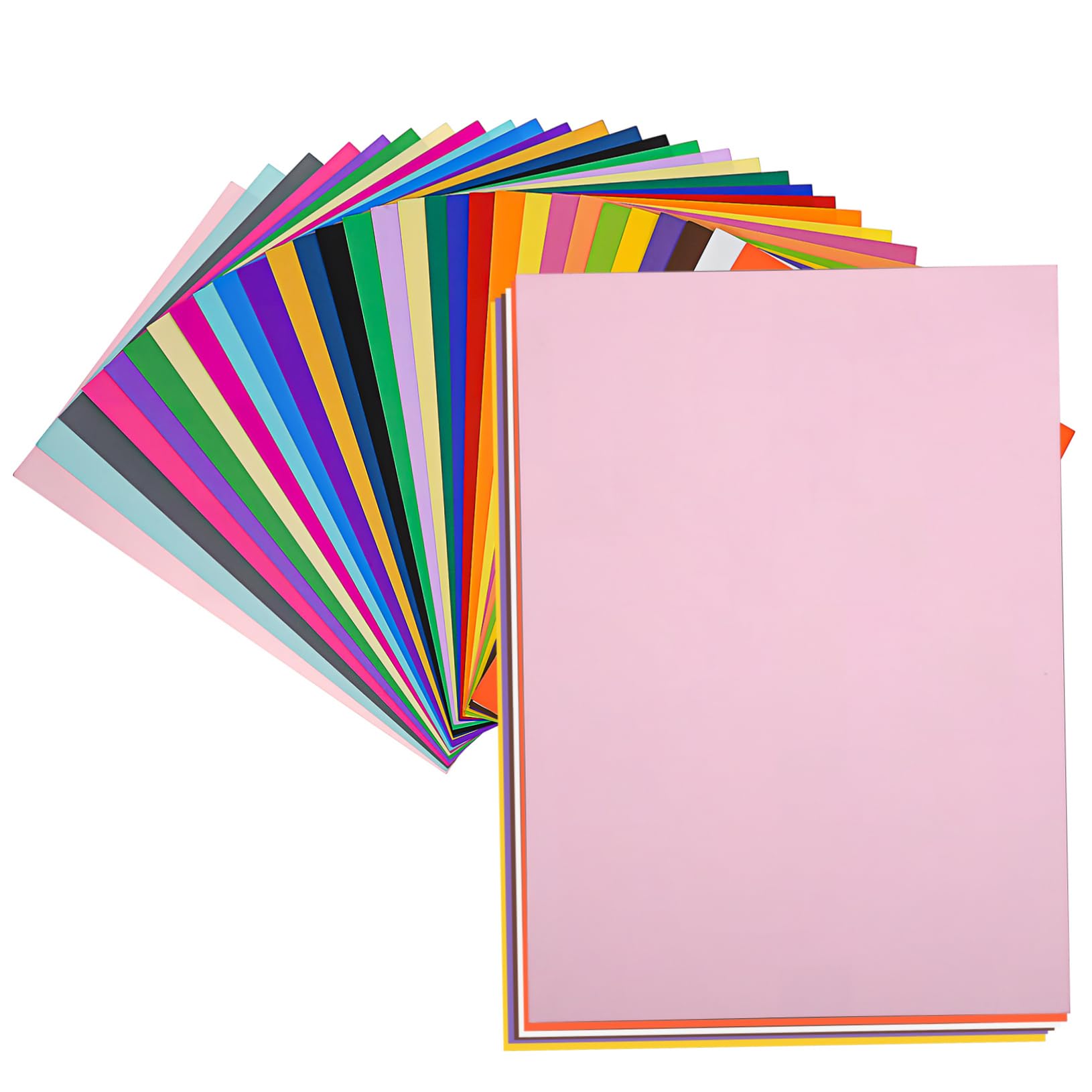 Artibetter 60fogli Cartoncino Colorato Cartoncini Robusti Carta per Origami e Lavoretti Sicura e Versatile per Creazioni Artistiche
