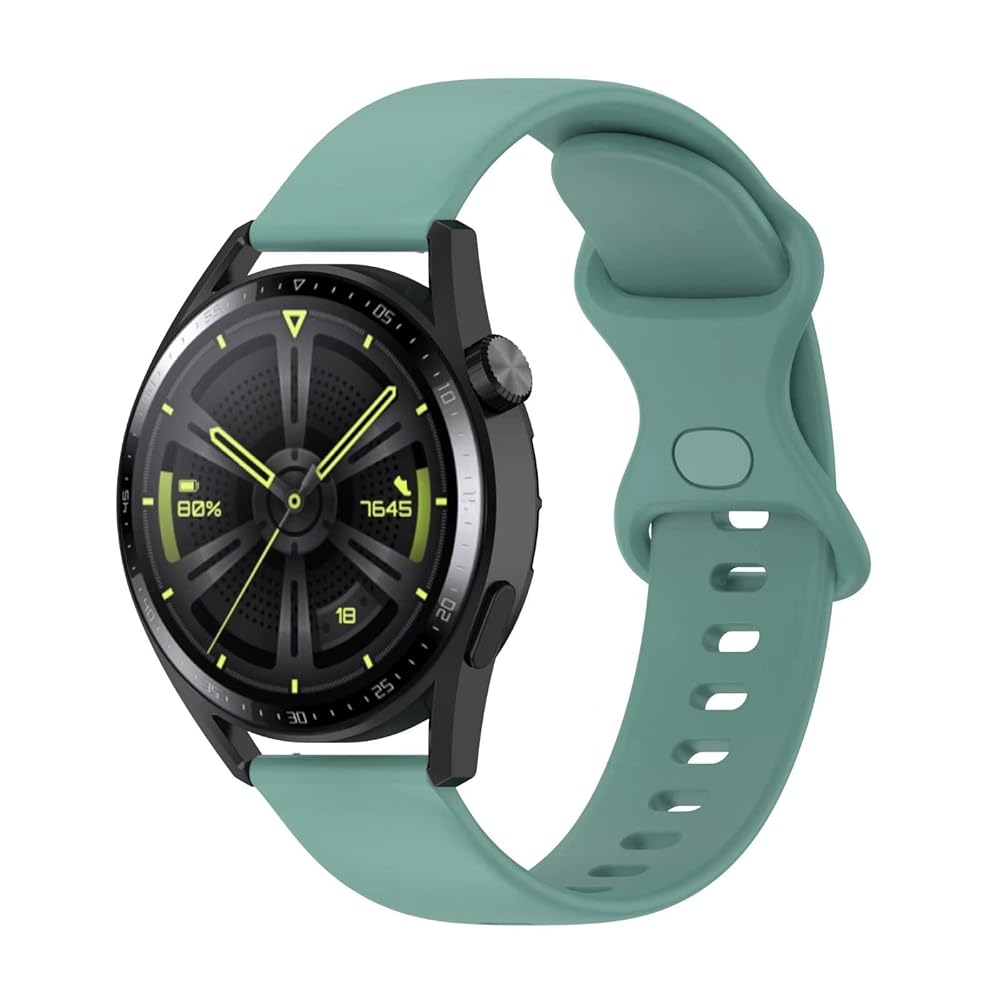 FTRONGRT 22mm Cinturino Orologio Compatibile con YAMAY SW022, Silicone  Morbido, Cinturino di Ricambio Compatibile con YAMAY SW022.Ago di Pino  Verde : Amazon.it: Elettronica