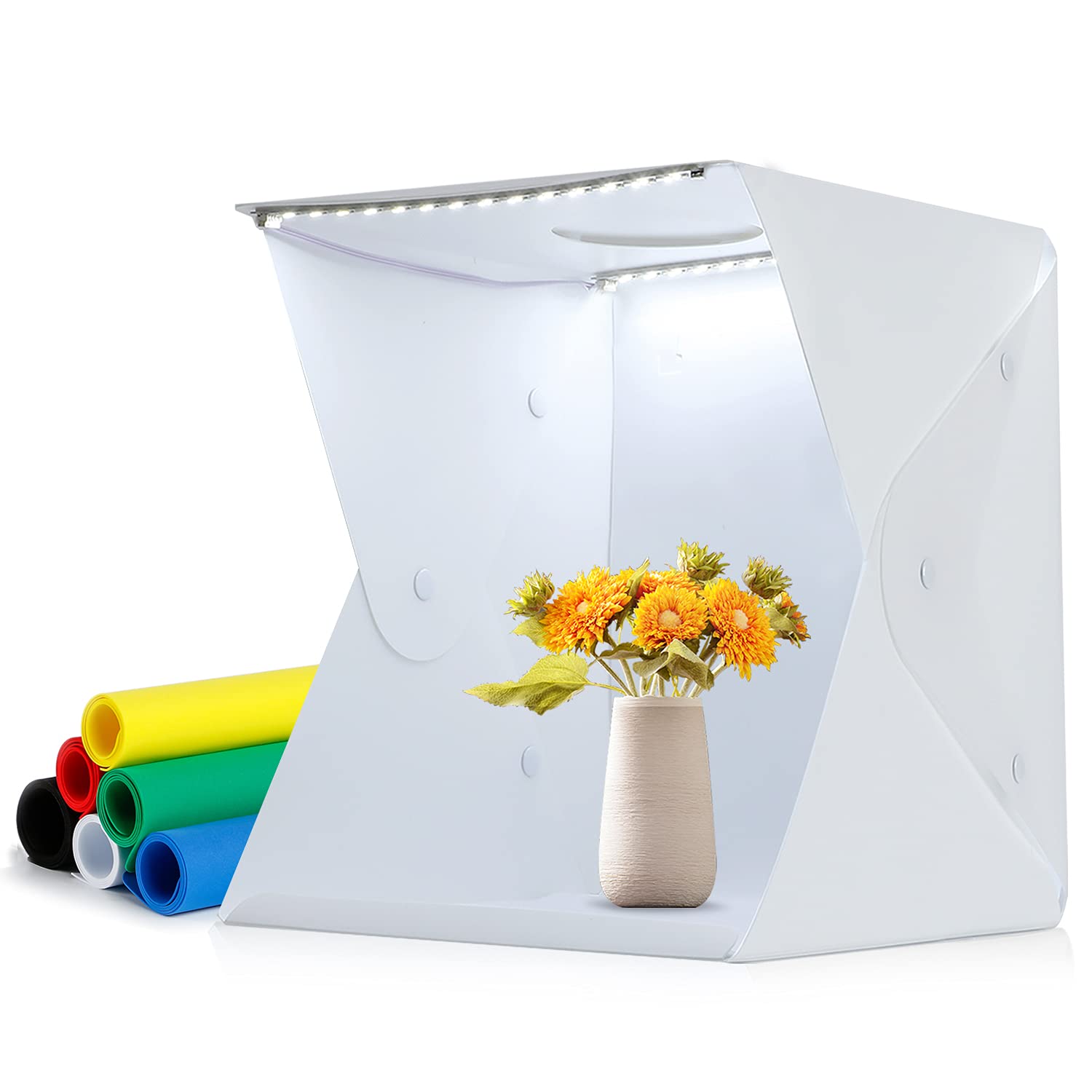 Buy Tumax Portable Light Box Photography 16"×16"/40cm, Photo Light Box