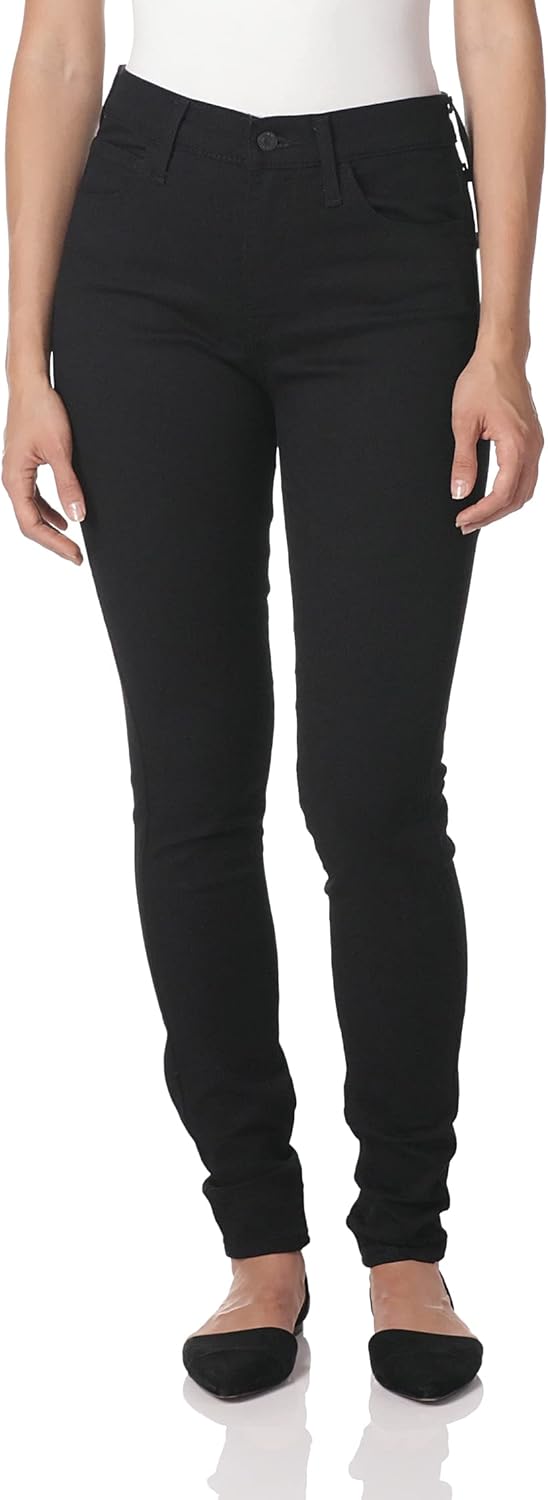 Levi's Women's 720 High Rise Super Skinny Jeans (Also Available in Plus) Standard 31 Regular Black Squared