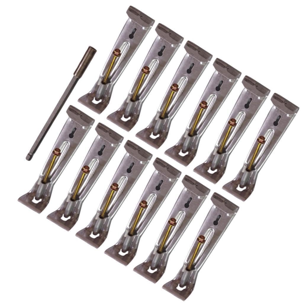 PIXZCSA Rust-Resistant Quick Screws Gutter Mounts 5 Inch for Long-Term Durability Ensuring Long Term Performance. Quick Screws Gutter Bracket Drainage Hanger