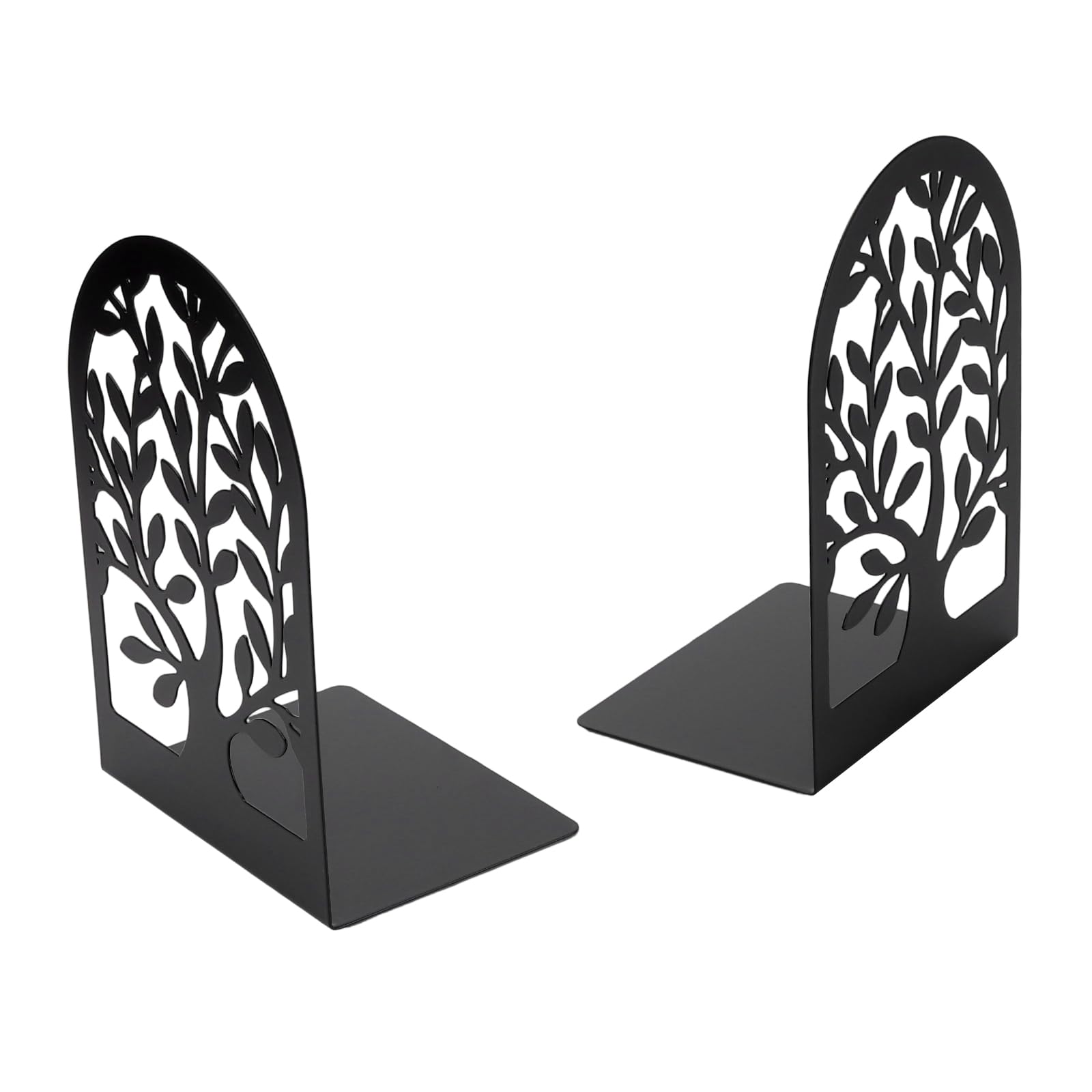6 sztuk metalowych podpórek do książek w kolorze czarnym, 17,5x12x8,5 cm uchwyt na książki, czarna podpórka, uchwyt na książki do biura, szkoły, domu, biblioteki