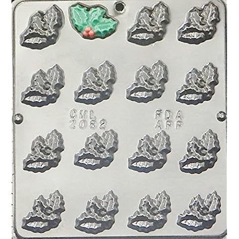 Holly Leaf and Berries Chocolate Candy Mold Christmas 2082 Cover