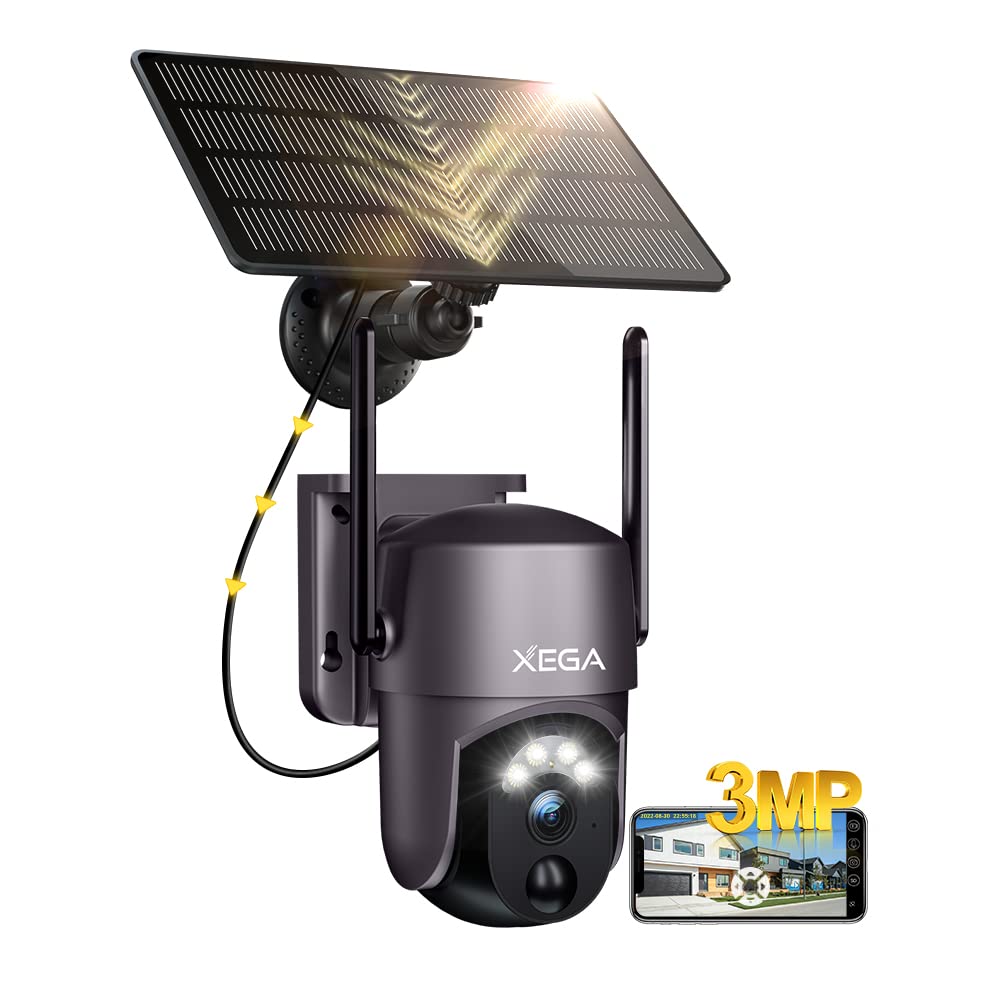 Amazon.co.jp: 【本物3MP·0.2秒快速起動・電源不要】XEGA 防犯カメラ 