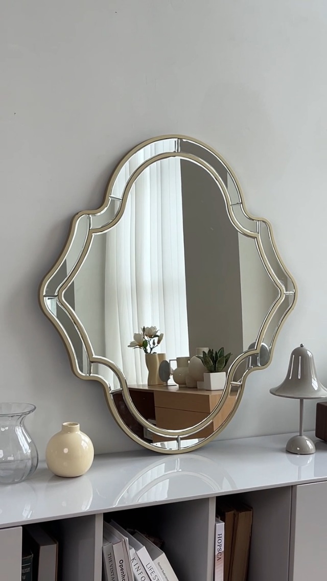 Espejo Salon Moderno Artloge Espejo Redondo Recibidor Pared Grande