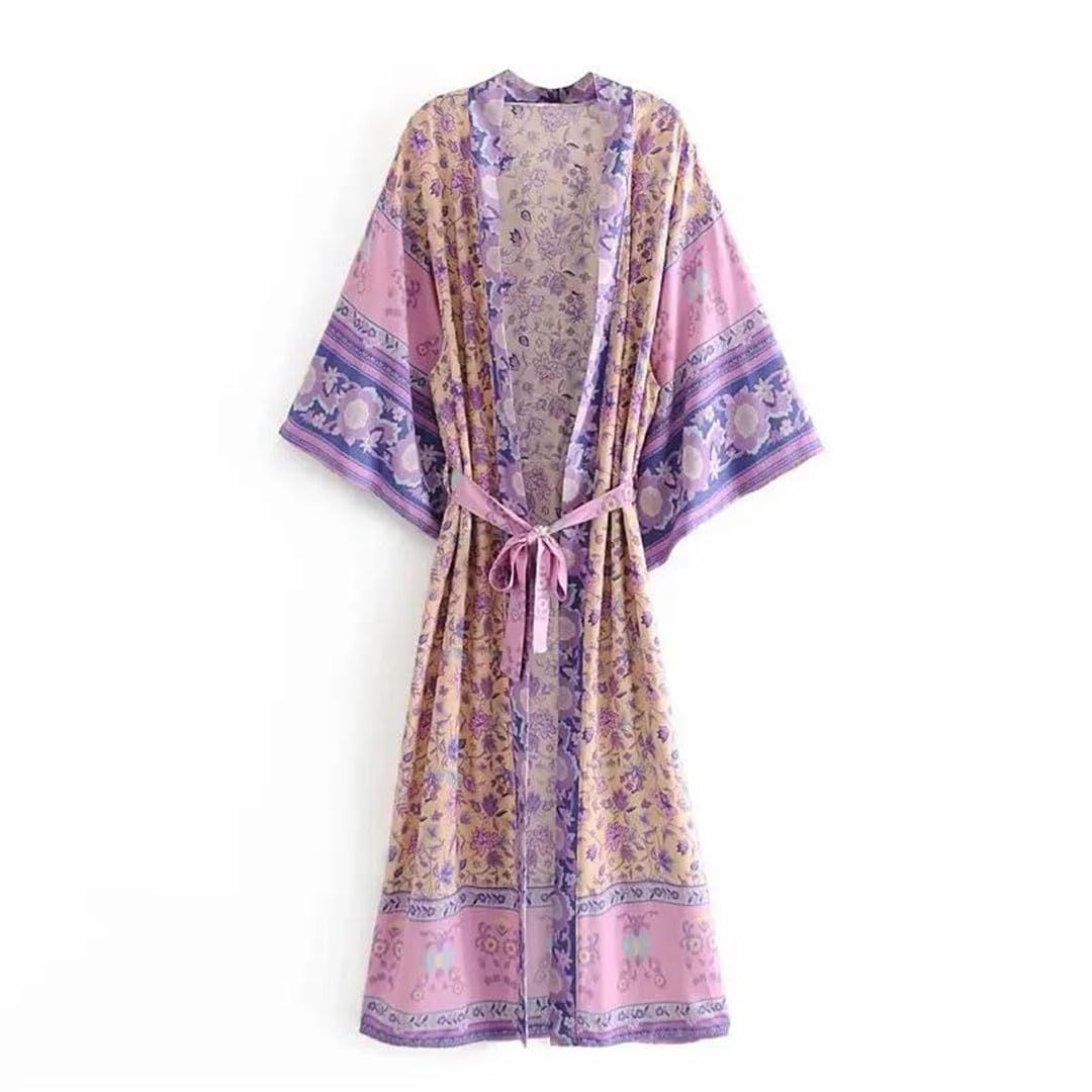 Kimono de plage style bohème chic idéal pour l'été - 6