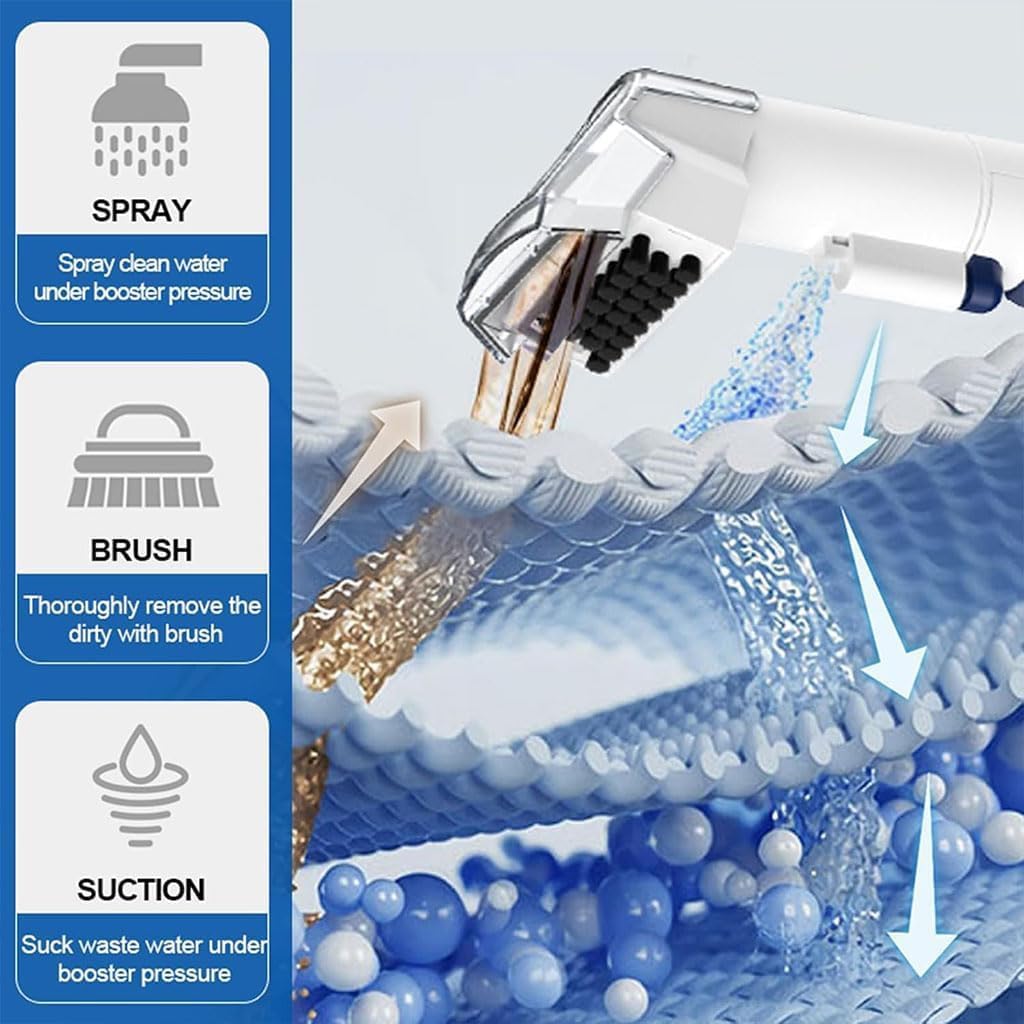 Limpiador de manchas para alfombras de 600 W, limpiador de vapor portátil de 15 kPa, quitamanchas para sofás, alfombras, asientos de coche, dormitorios y salas de estar, con doble depósito de agua.