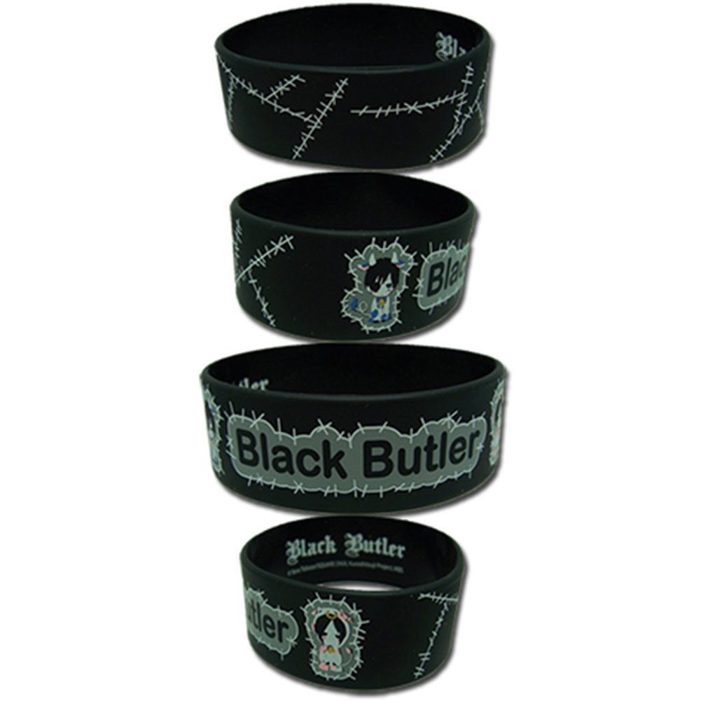 Black Butler Wristband - Sebastian & Ciel Cow