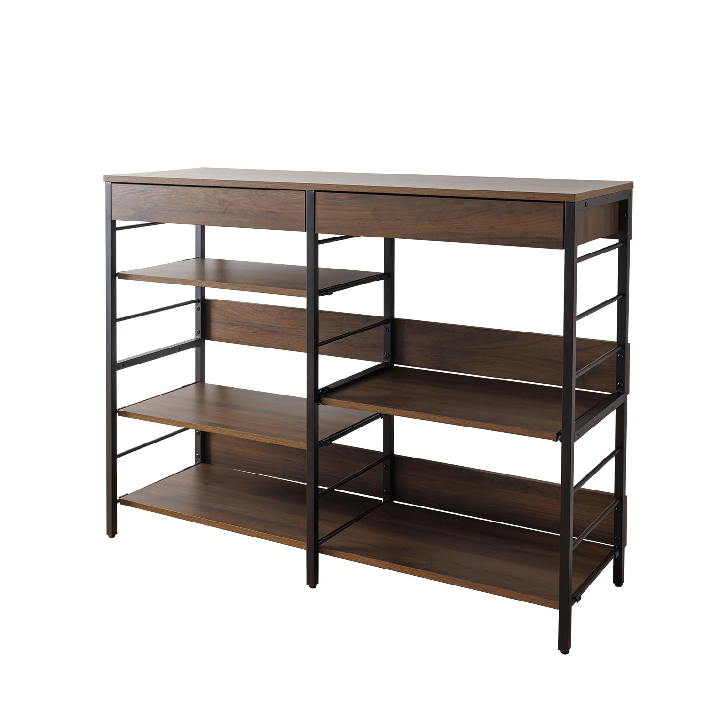 Amazon.co.jp : SUN・HARVEST レンジ収納カウンター（引き出し付き）WJ  