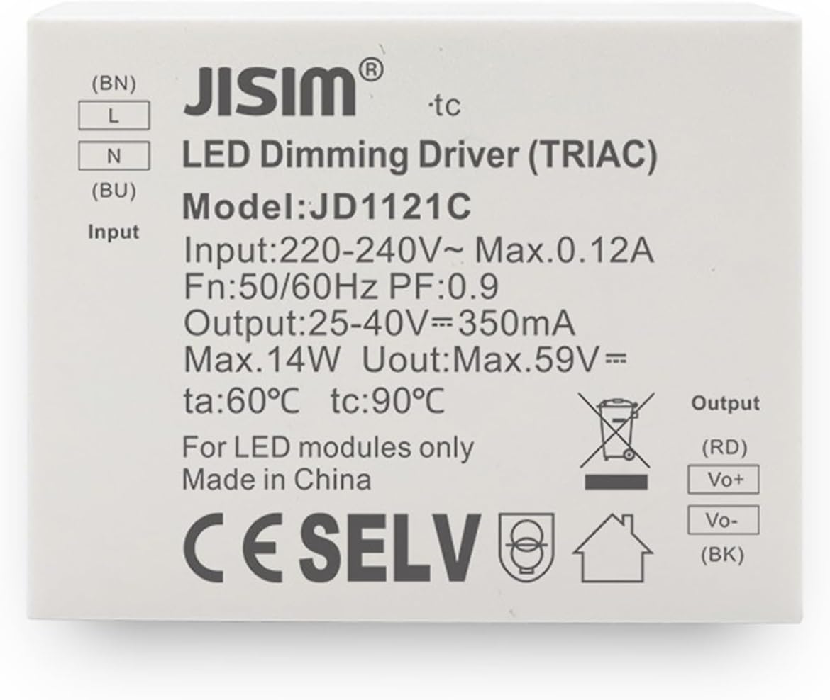 LED thyristor dimming Power Supply Built-in Track Light dimming Driver 8W10W12W14W20W