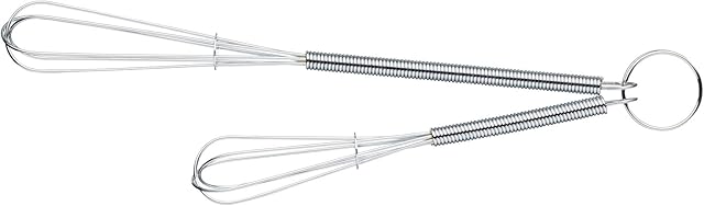 KitchenCraft Mini Whisk Set, Stainless Steel, 2 Pieces