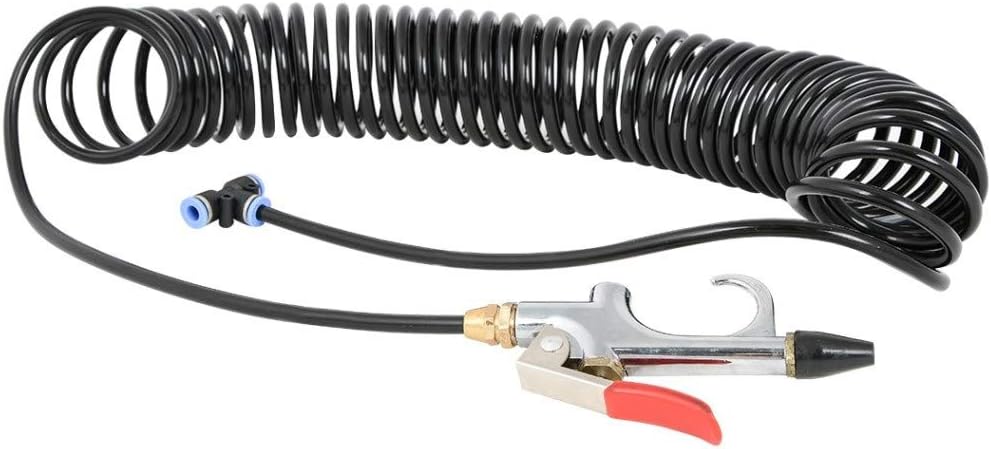 GG Grand General 99512 Heavy Duty Truck Air Seat Blow Gun Kit with 27 Feet Coil for Fast Cleaning of Truck Cab