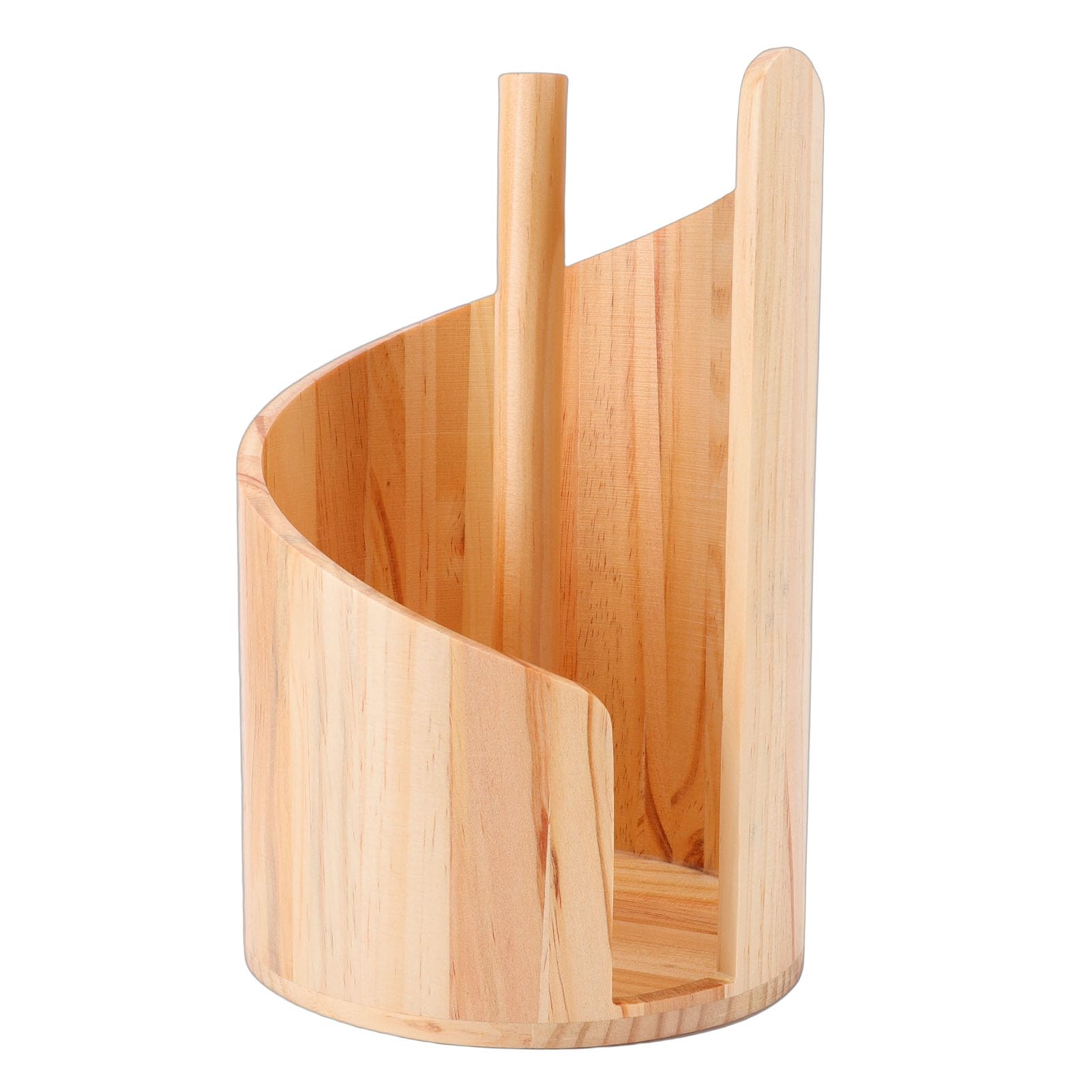 Portarrollos de Papel de Madera, Soporte de Montaña Rústico para Cocina (Tipo 1)