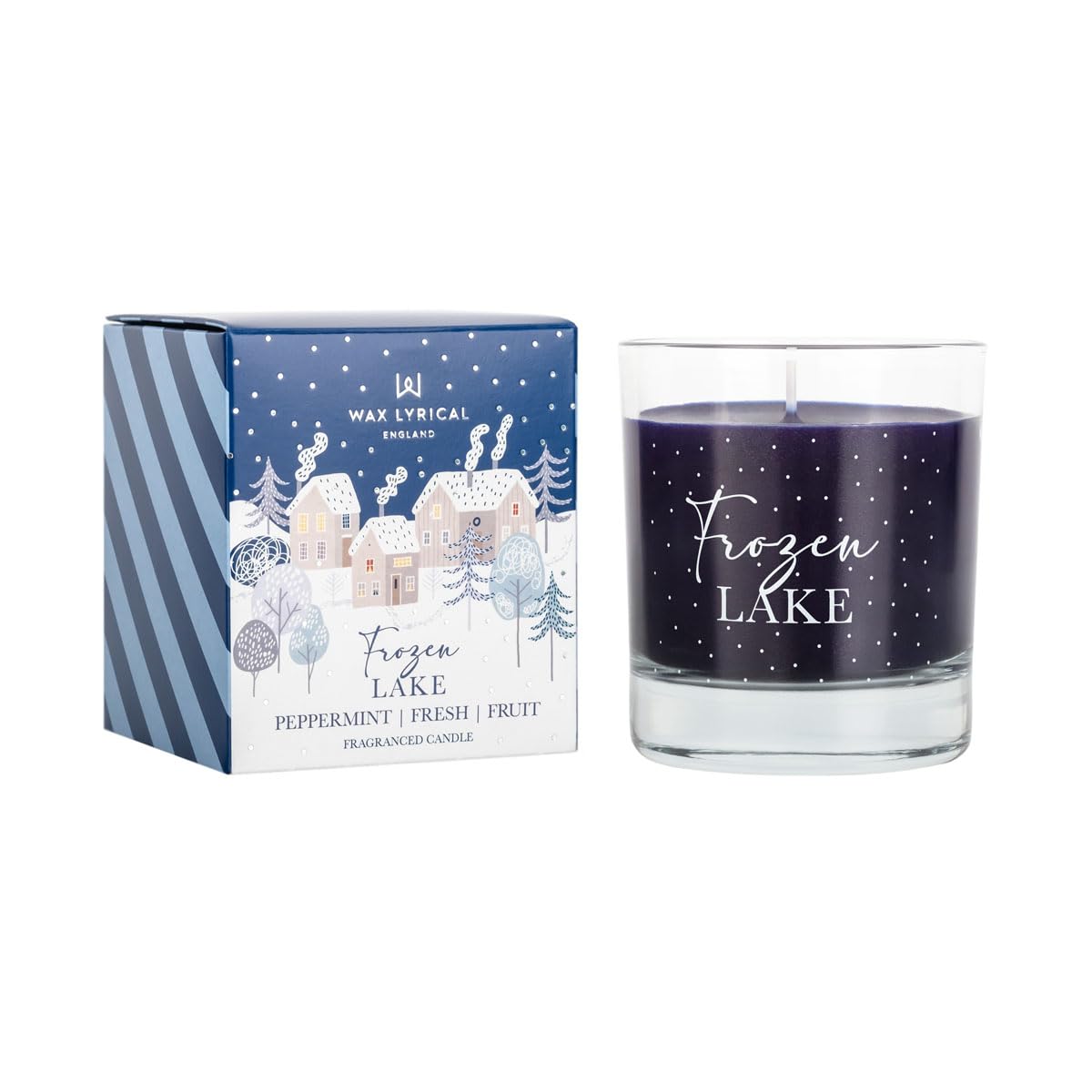 Wax Lyrical Blue Frozen Lake Candle | Calming Waters Scent | Fresh & Ozonic | Up To 42 Hours,