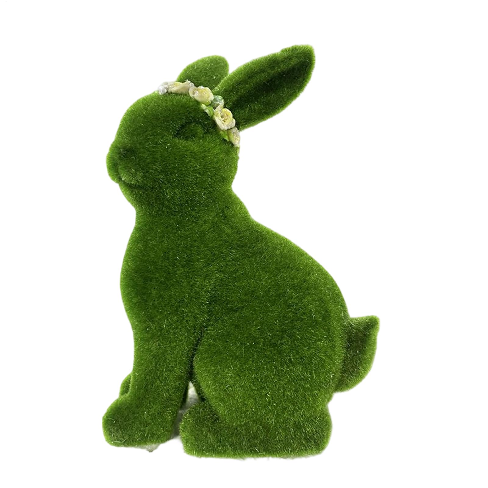 Statue lapin de Pâques en résine 3D haute finition effet mousse