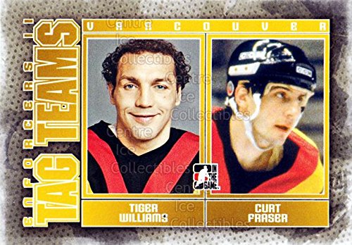 (CI) Tiger Williams, Curt Fraser Hockey Card 2013-14 ITG Enforcers (base) 121 Tiger Williams, Curt Fraser